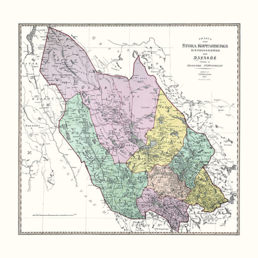 Dalarna map