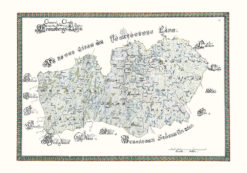 Kronobergin läänin kartta