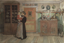 Carl Larsson Between Christmas and New Year