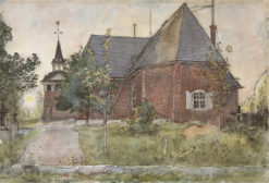 Carl Larsson Sundborns alte Kirche